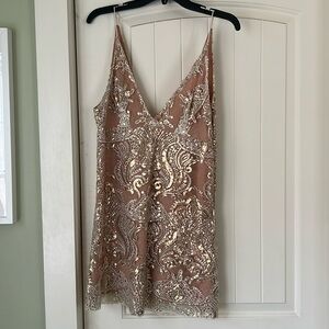 Free people sequin mini dress